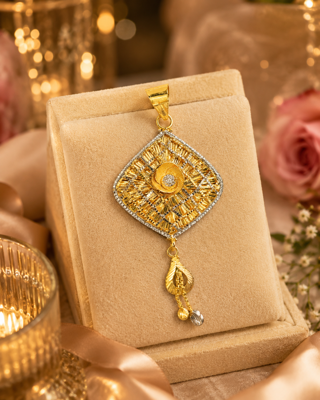 916 BIS hallmark 4.68 gms Pendant