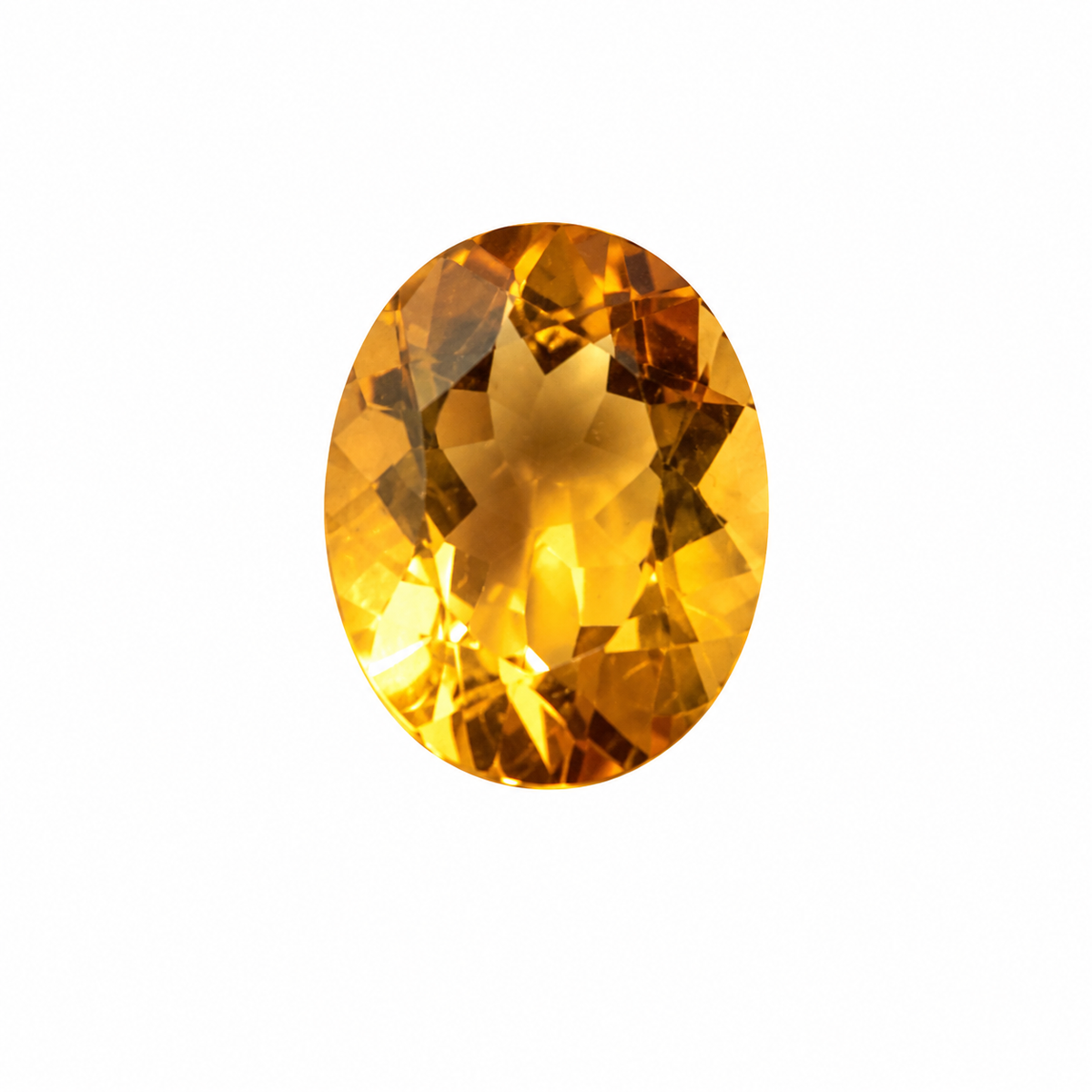 Citrine/Pukhraj uparatan 4.35 kt Gemstone