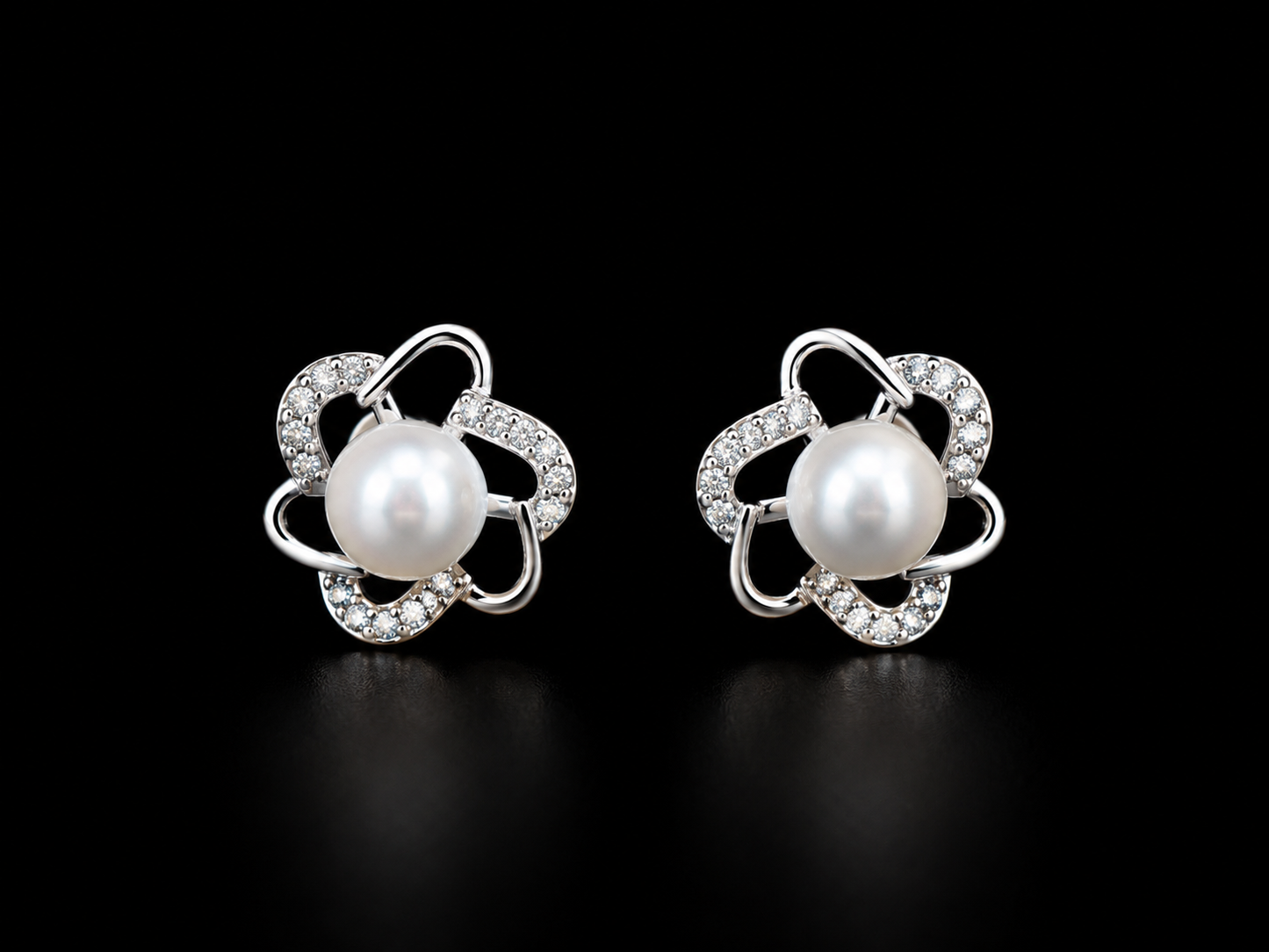 925 Silver Pearl 2.5 gms Stud Earing