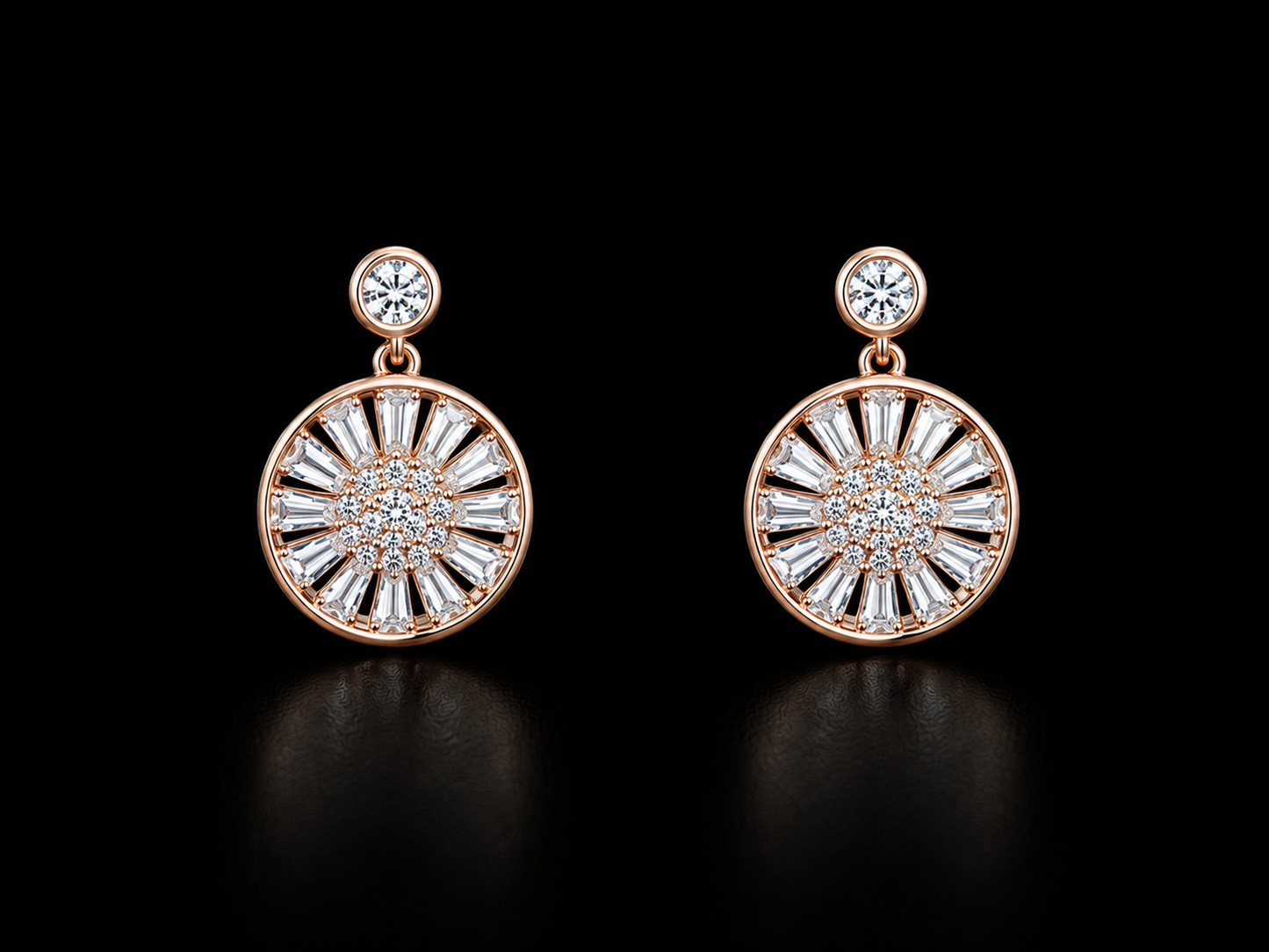 925 Silver hanging round 2.55 gms Earing