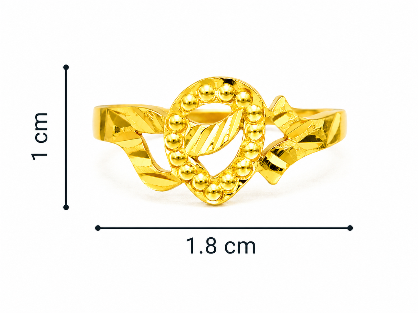 916 BIS hallmark 1.03 gms Ring