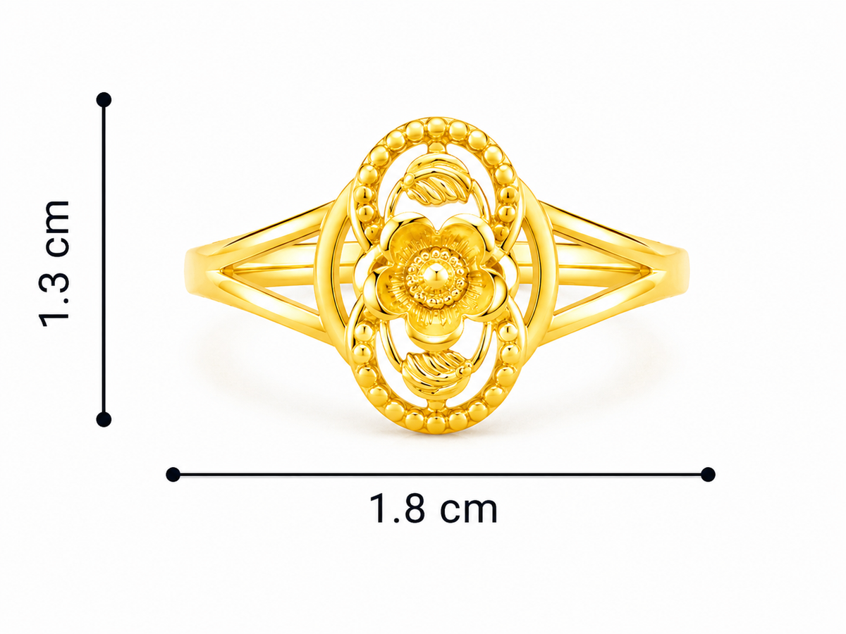 916 BIS Hallmark 2.38 gms Ring