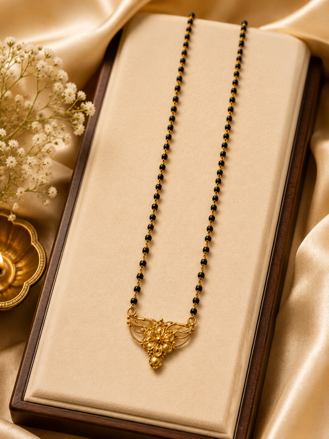 833 20 k 6.54 gms Mangalsutra with Pendant