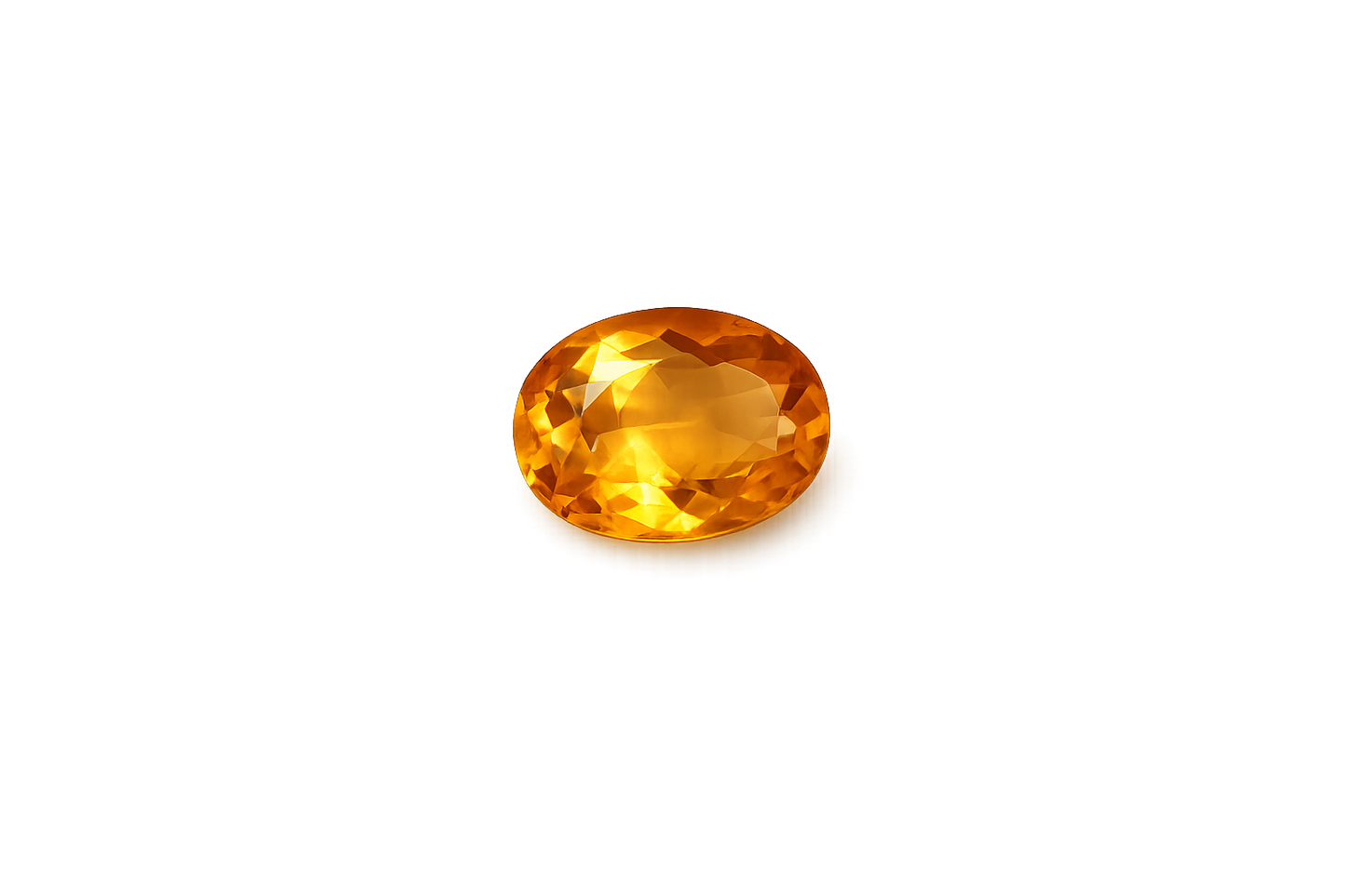 Citrine/ Pushkaraj uparatan 1.6 kt. Gemstone