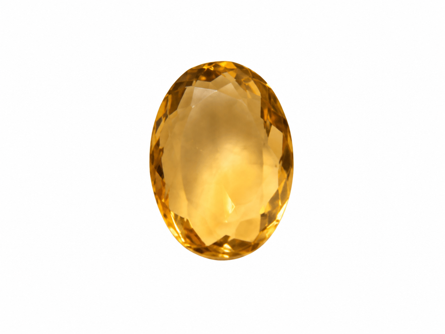 Citrine/Pukhraj uparatan 3.8 kt Gemstone