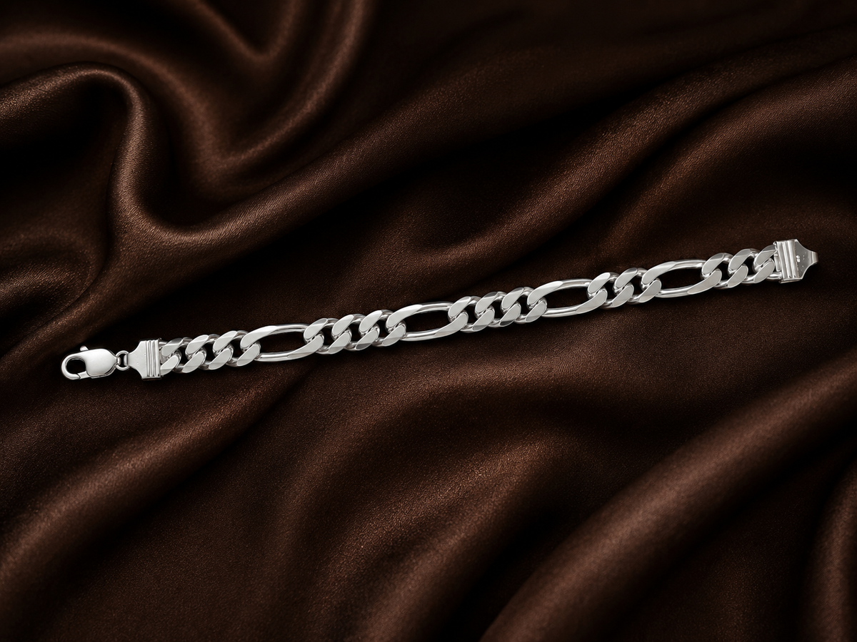 925 Silver Gents 41.44 gms Handmade Bracelet
