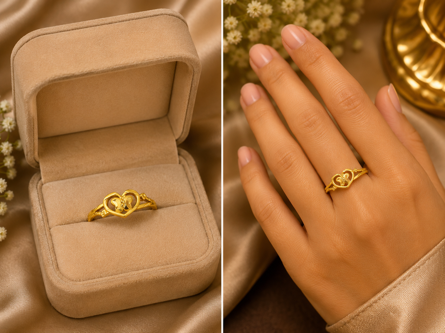 916 BIS Hallmark 1.59 gms Ring