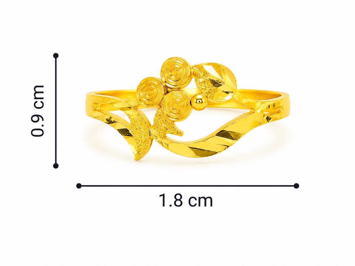 916 BIS hallmark 1.00 gms Ring