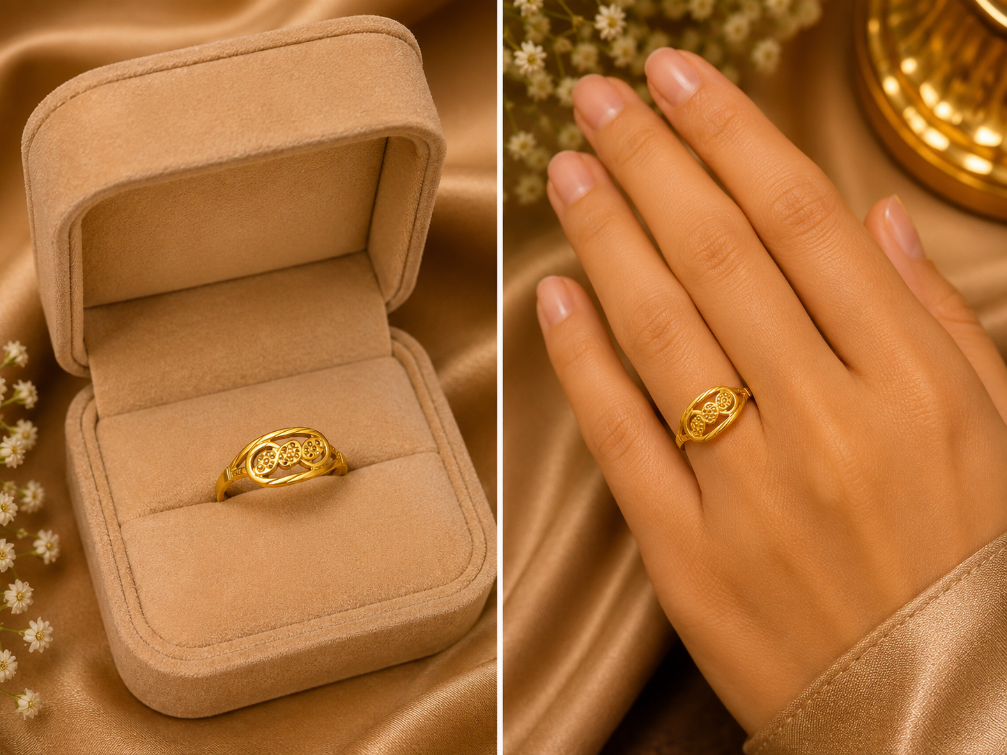 916 BIS Hallmark 2.10 gms Ring