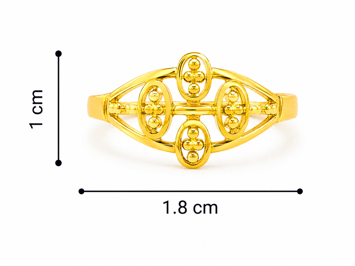916 BIS Hallmark 2.20 gms Ring