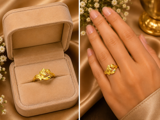 916 BIS hallmark 1.00 gms Ring